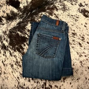 7 For all Mankind Dojo Jeans. 25x32. Great condition.